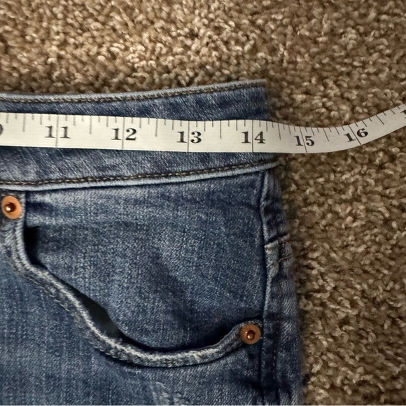 Asos Denim Women’s Straight Leg Distressed Jeans Size 26 x 32 - Picture 6 of 8